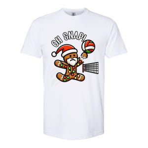 Oh Snap Gingerbreadman Christmas Volleyball Softstyle CVC T-Shirt