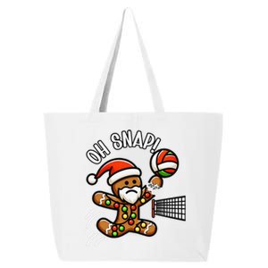 Oh Snap Gingerbreadman Christmas Volleyball 25L Jumbo Tote