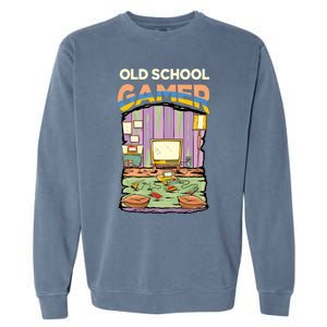 Old School Gamer Garment-Dyed Sweatshirt