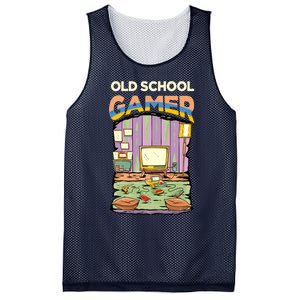 Old School Gamer Mesh Reversible Basketball Jersey Tank