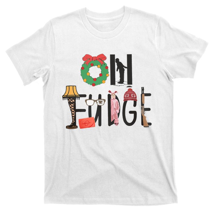 Oh Santa Hat Funny Christmas Story Family Christmas  T-Shirt