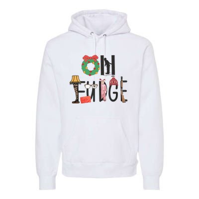 Oh Santa Hat Funny Christmas Story Family Christmas  Premium Hoodie