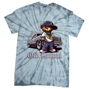 Old School Hip Hop Teddy Bear Lowrider Chicano Culture Cute Tie-Dye T-Shirt