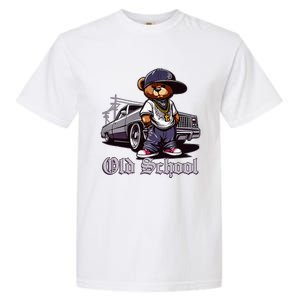 Old School Hip Hop Teddy Bear Lowrider Chicano Culture Cute Garment-Dyed Heavyweight T-Shirt