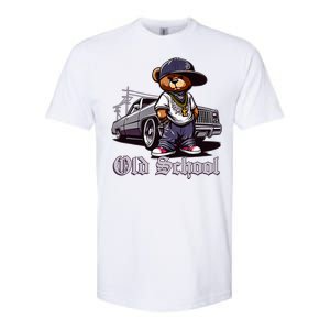 Old School Hip Hop Teddy Bear Lowrider Chicano Culture Cute Softstyle CVC T-Shirt