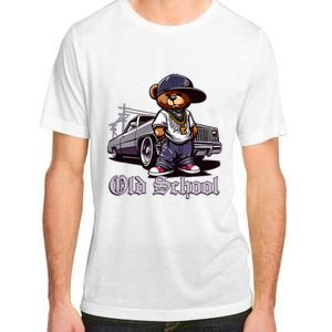 Old School Hip Hop Teddy Bear Lowrider Chicano Culture Cute Adult ChromaSoft Performance T-Shirt