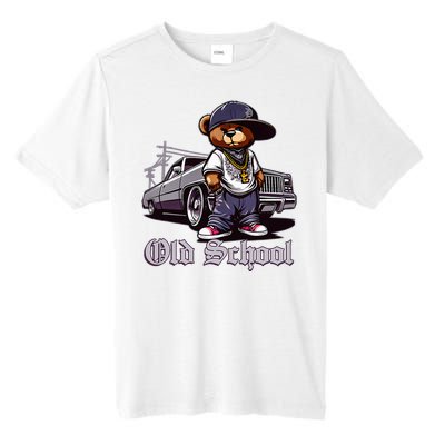 Old School Hip Hop Teddy Bear Lowrider Chicano Culture Cute Tall Fusion ChromaSoft Performance T-Shirt