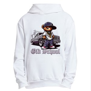 Old School Hip Hop Teddy Bear Lowrider Chicano Culture Cute Urban Pullover Hoodie