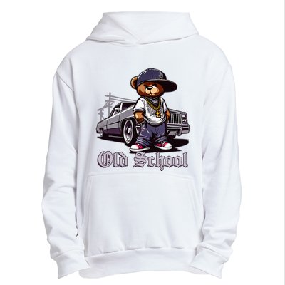 Old School Hip Hop Teddy Bear Lowrider Chicano Culture Cute Urban Pullover Hoodie