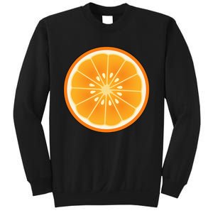 Orange Slice Halloween Costume Fun and Easy Fruit DressUp Sweatshirt