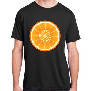 Orange Slice Halloween Costume Fun and Easy Fruit DressUp Adult ChromaSoft Performance T-Shirt