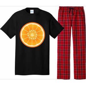 Orange Slice Halloween Costume Fun and Easy Fruit DressUp Pajama Set