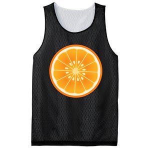 Orange Slice Halloween Costume Fun and Easy Fruit DressUp Mesh Reversible Basketball Jersey Tank