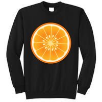 Orange Slice Halloween Costume Fun and Easy Fruit DressUp Tall Sweatshirt