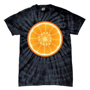 Orange Slice Halloween Costume Fun and Easy Fruit DressUp Tie-Dye T-Shirt