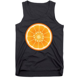 Orange Slice Halloween Costume Fun and Easy Fruit DressUp Tank Top