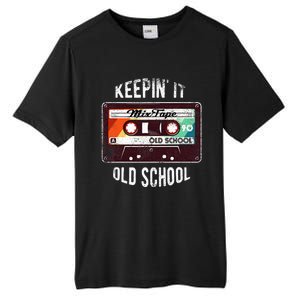 Old School Hip Hop 80s 90s Mixtape Graphic Tall Fusion ChromaSoft Performance T-Shirt