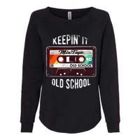 Old School Hip Hop 80s 90s Mixtape Graphic Womens California Wash Sweatshirt