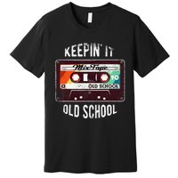 Old School Hip Hop 80s 90s Mixtape Graphic Premium T-Shirt