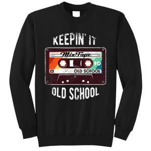 Old School Hip Hop 80s 90s Mixtape Graphic Tall Sweatshirt