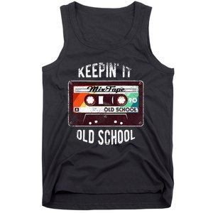 Old School Hip Hop 80s 90s Mixtape Graphic Tank Top