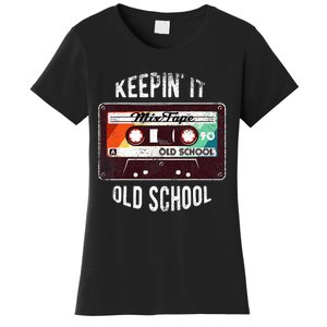 Old School Hip Hop 80s 90s Mixtape Graphic Women's T-Shirt