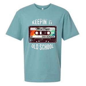 Old School Hip Hop 80s 90s Mixtape Graphic Sueded Cloud Jersey T-Shirt