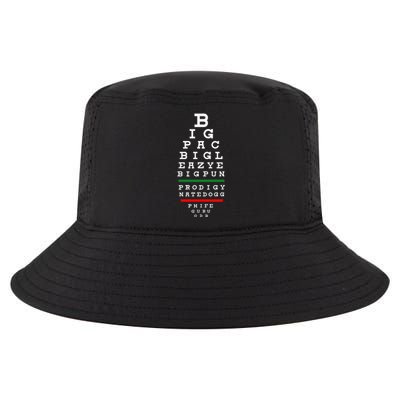 Old School Hip Hop Music Rap Legends Eye Chart 90s Hiphop Cool Comfort Performance Bucket Hat