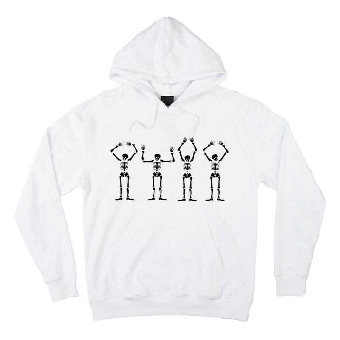 OHIO Skeleton Halloween Funny Ohio State Hoodie