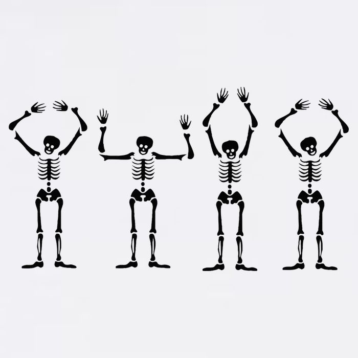 OHIO Skeleton Halloween Funny Ohio State Button