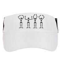 OHIO Skeleton Halloween Funny Ohio State Adult Drive Performance Visor