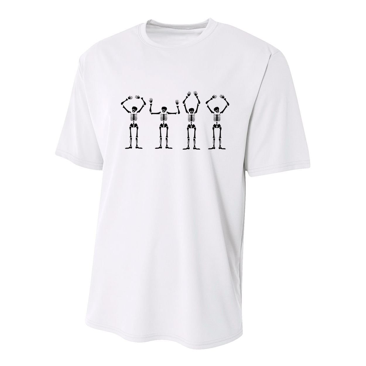 OHIO Skeleton Halloween Funny Ohio State Youth Performance Sprint T-Shirt