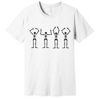 OHIO Skeleton Halloween Funny Ohio State Premium T-Shirt