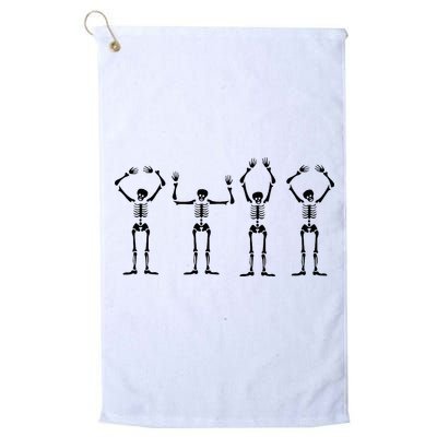OHIO Skeleton Halloween Funny Ohio State Golf Towel