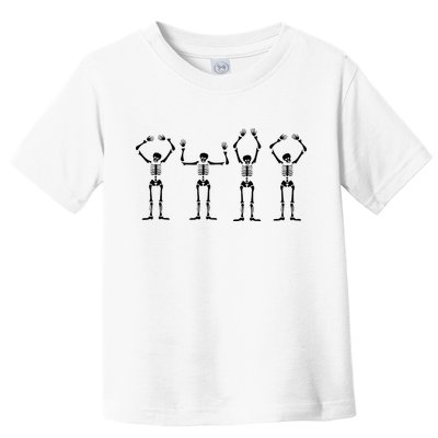 OHIO Skeleton Halloween Funny Ohio State Toddler T-Shirt
