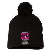 Old School Hip Hop Music Retro Boombox Pom Pom 12in Knit Beanie