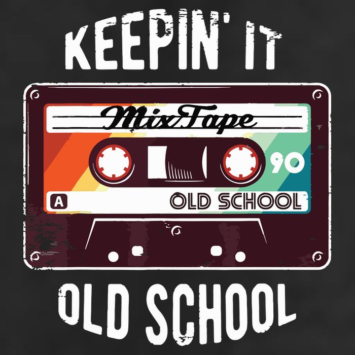 Old School Hip Hop 80s 90s Mixtape Graphic Adult Drive Performance Visor