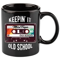 Old School Hip Hop 80s 90s Mixtape Graphic 11oz C Handle Ceramic Mug