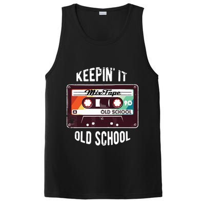 Old School Hip Hop 80s 90s Mixtape Graphic PosiCharge Competitor Tank