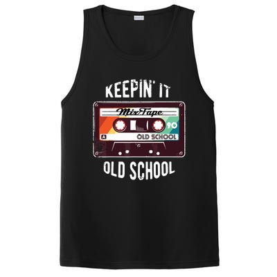 Old School Hip Hop 80s 90s Mixtape Graphic PosiCharge Competitor Tank