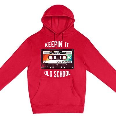 Old School Hip Hop 80s 90s Mixtape Graphic Premium Pullover Hoodie