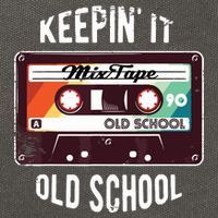 Old School Hip Hop 80s 90s Mixtape Graphic Cotton Canvas Backpack