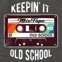 Old School Hip Hop 80s 90s Mixtape Graphic Vector Backpack