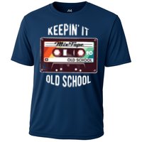 Old School Hip Hop 80s 90s Mixtape Graphic Cooling Performance Crew T-Shirt
