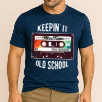 Old School Hip Hop 80s 90s Mixtape Graphic Cooling Performance Crew T-Shirt