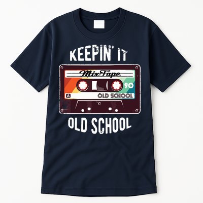 Old School Hip Hop 80s 90s Mixtape Graphic Tall T-Shirt