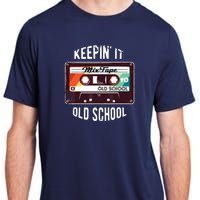 Old School Hip Hop 80s 90s Mixtape Graphic Adult ChromaSoft Performance T-Shirt