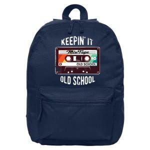 Old School Hip Hop 80s 90s Mixtape Graphic 16 in Basic Backpack