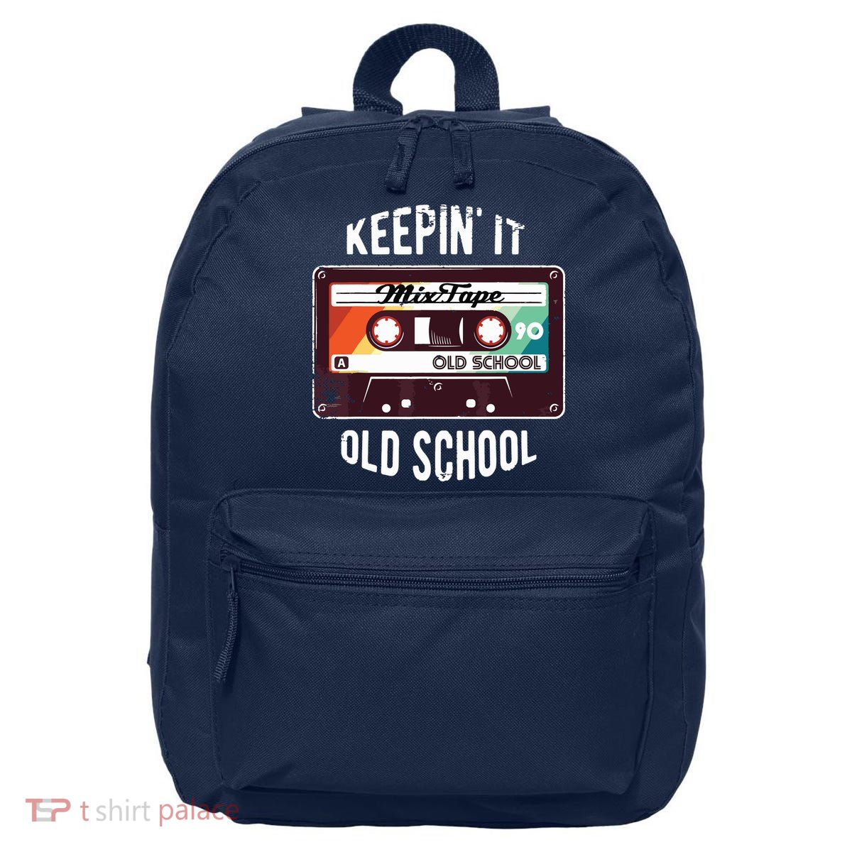 Old School Hip Hop 80s 90s Mixtape Graphic 16 in Basic Backpack