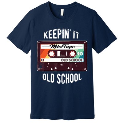 Old School Hip Hop 80s 90s Mixtape Graphic Premium T-Shirt